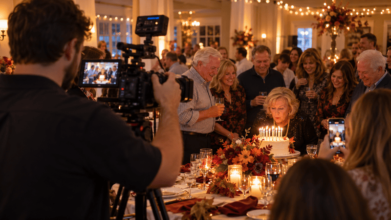 Milestone Birthdays and Retirement Sendoffs: Why More Connecticut Families Are Hiring a Videographer This Fall